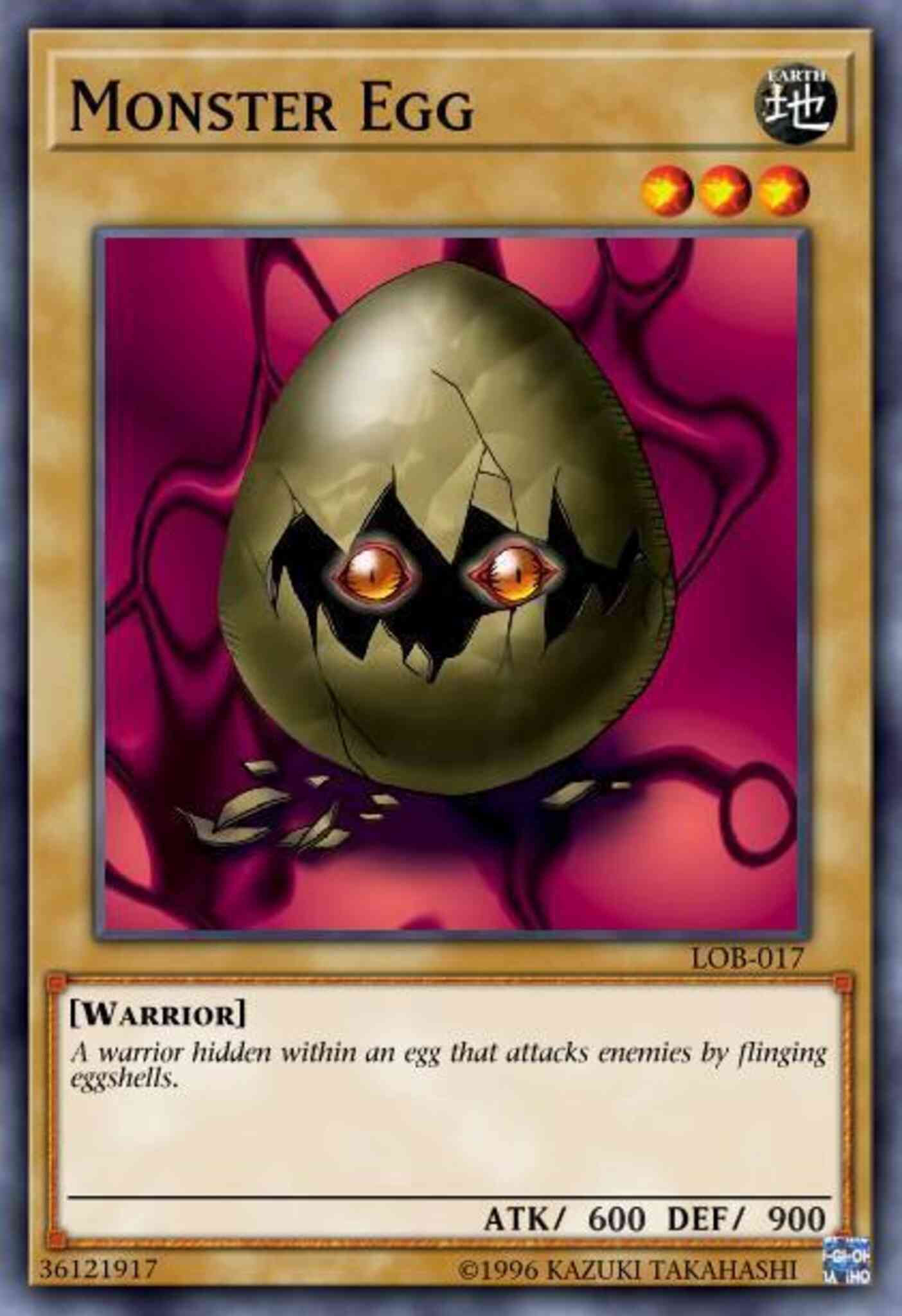 Monster Egg - LOB-017 - Common - Unlimited