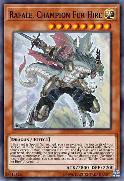 Rafale, Champion Fur Hire - MP19-EN253 - Common - 1st Edition