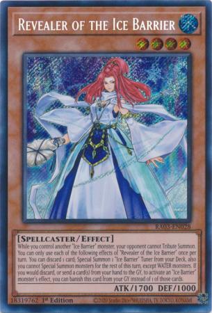 Revealer of the Ice Barrier - RA03-EN028 - Secret Rare - 1st Edition