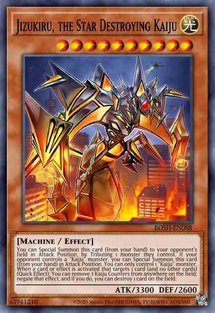 Jizukiru, the Star Destroying Kaiju - MP16-EN235 - Rare - Unlimited