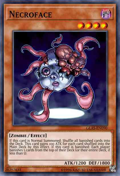 Necroface - GLAS-EN090 - Secret Rare - 1st Edition