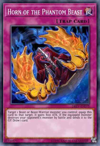 Horn of the Phantom Beast - DASA-EN060 - Super Rare - 1st Edition