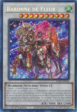 Baronne de Fleur - RA01-EN034 - Secret Rare - 1st Edition