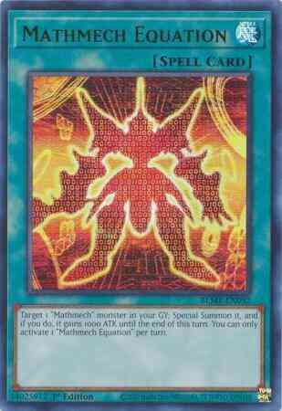 Mathmech Equation - BLMR-EN092 - Ultra Rare - 1st Edition