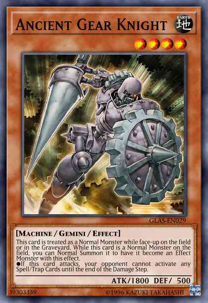 Ancient Gear Knight - GLAS-EN029 - Common - 1st Edition