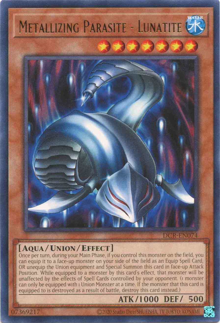 Metallizing Parasite - Lunatite - 25th Anniversary - DCR-EN074 - Rare - Unlimited