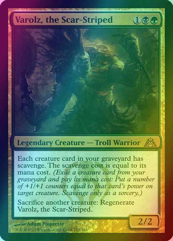 Varolz, the Scar-Striped [112] [Dragon's Maze] [Foil] – Face to Face Games