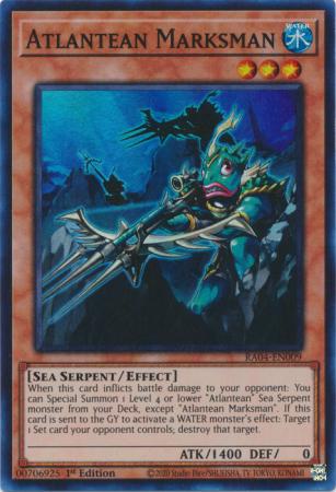 Atlantean Marksman - RA04-EN009 - Super Rare - 1st Edition