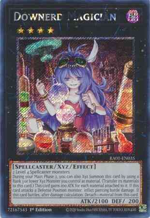 Downerd Magician - RA01-EN035 - Platinum Secret Rare - 1st Edition