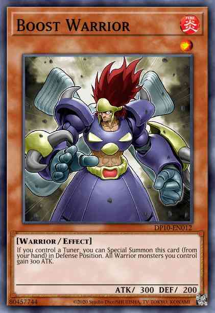 Boost Warrior - DP10-EN012 - Super Rare - 1st Edition
