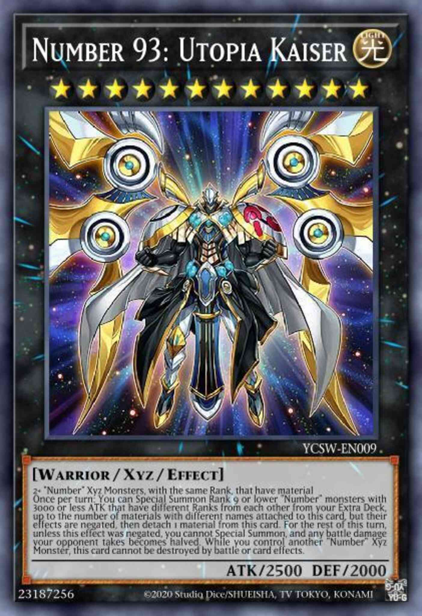 Number 93: Utopia Kaiser - BLHR-EN093 - Secret Rare - 1st Edition