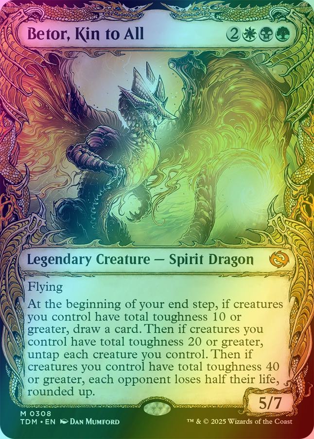 Betor, Kin to All [308] [Draconic Frame Showcase] [Tarkir: Dragonstorm]  [Foil] – Face to Face Games
