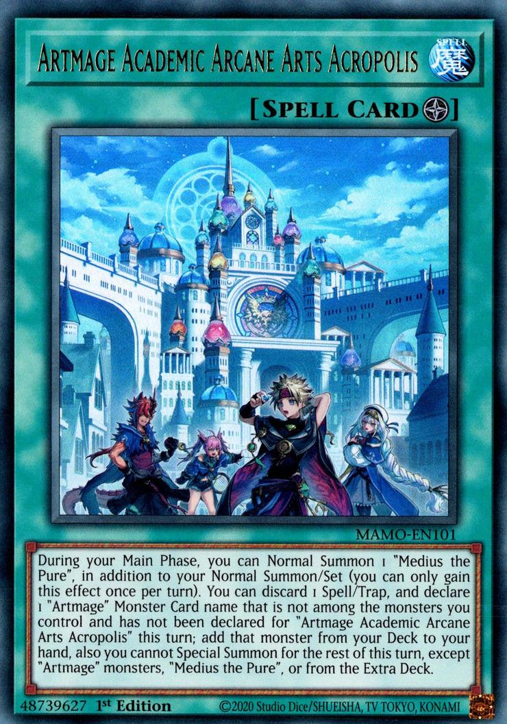 Artmage Academic Arcane Arts Acropolis - MAMO-EN101 - Ultra Rare - 1st Edition