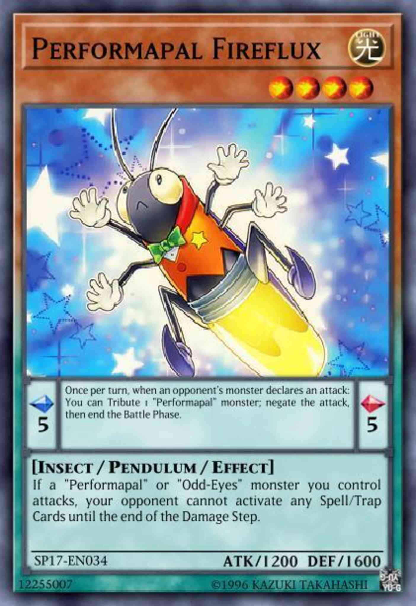 Performapal Fireflux - MP17-EN003 - Common - 1st Edition