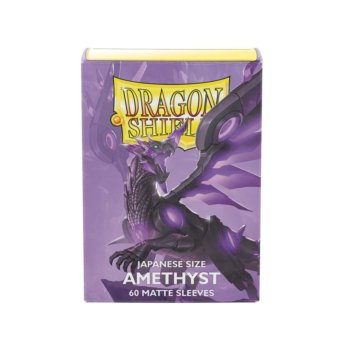 Dragon Shield Matte Mini Japanese Card Sleeves - Purple 60 Count, Premium Protection