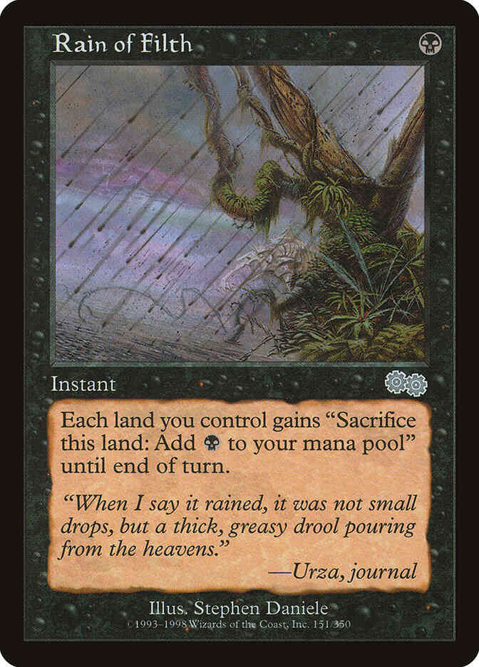 Rain of Filth [151] [Urza's Saga] [Non-Foil] – Face to Face Games