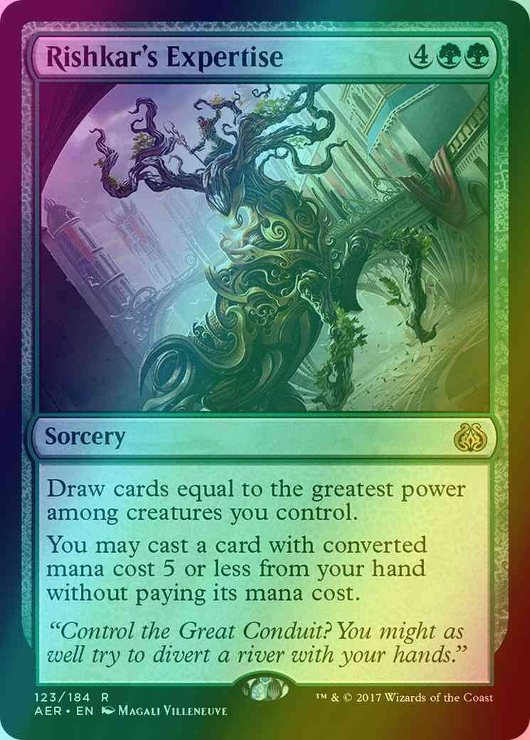 Rishkar's Expertise [123] [Aether Revolt] [Foil] – Face to Face Games