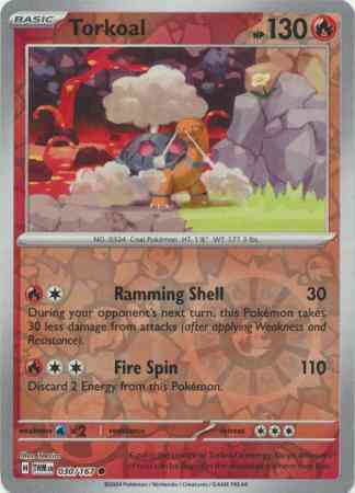 Torkoal - 030/167 - Common [sv06-030] [Reverse Holo]  Face to Face Games