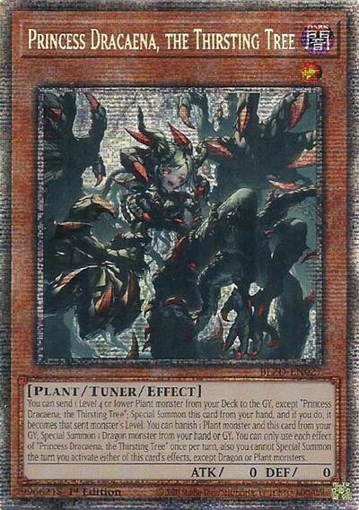 Princess Dracaena, the Thirsting Tree - BLZD-EN027 - Starlight Rare - 1st Edition