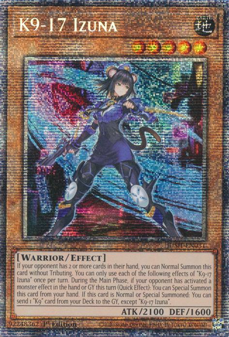K9-17 Izuna - JUSH-EN031 - Starlight Rare - 1st Edition