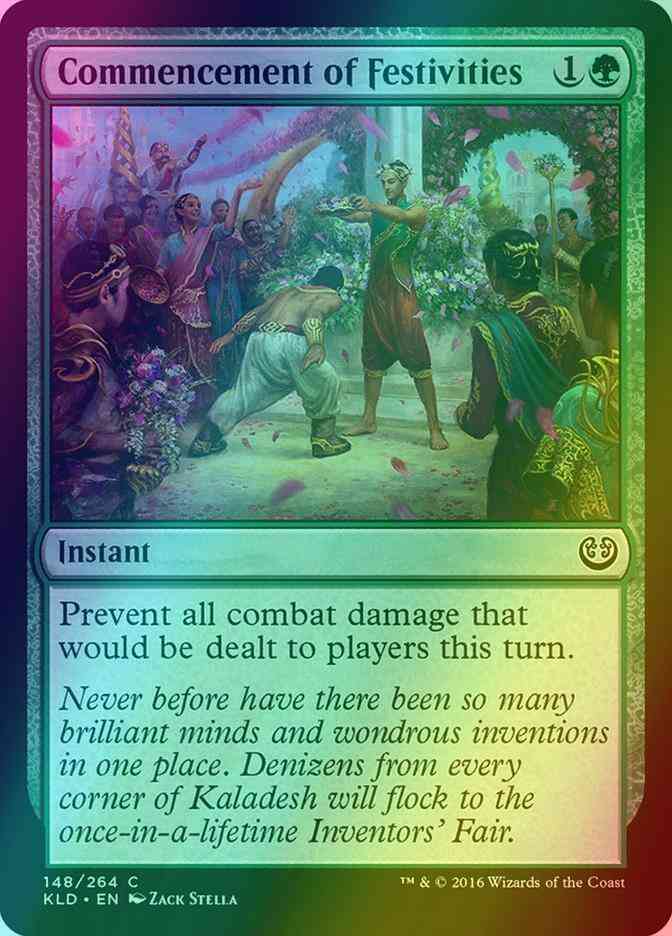 Commencement of Festivities [148] [Kaladesh] [Foil] – Face to Face Games