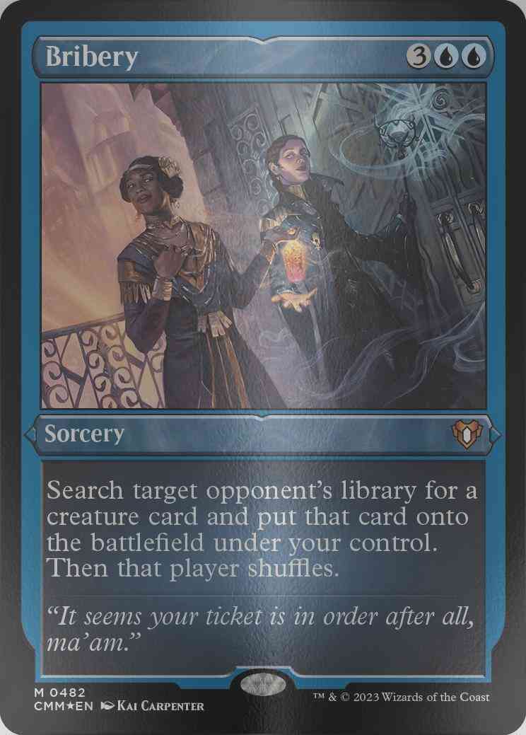 Bribery [482] [Commander Masters] [Etched Foil] – Face to Face Games
