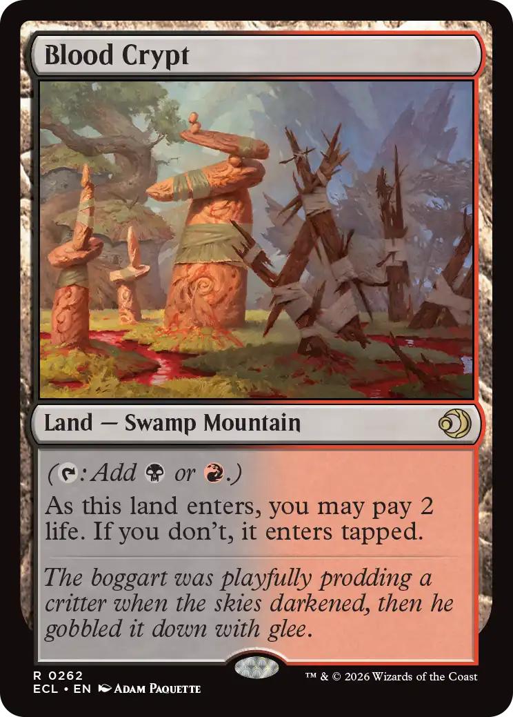 MTG アーティストプルーフ　crowded crypt Blood Crypt [262] [Lorwyn Eclipsed] [Non-Foil] – Face to Face Games