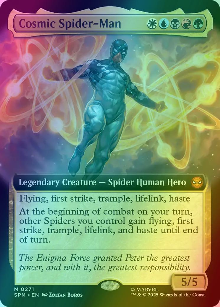 cosmic spider man mtg commander deck Spider-Man Tribal Legends Web Custom Edh Magic Spider-Man is back on the