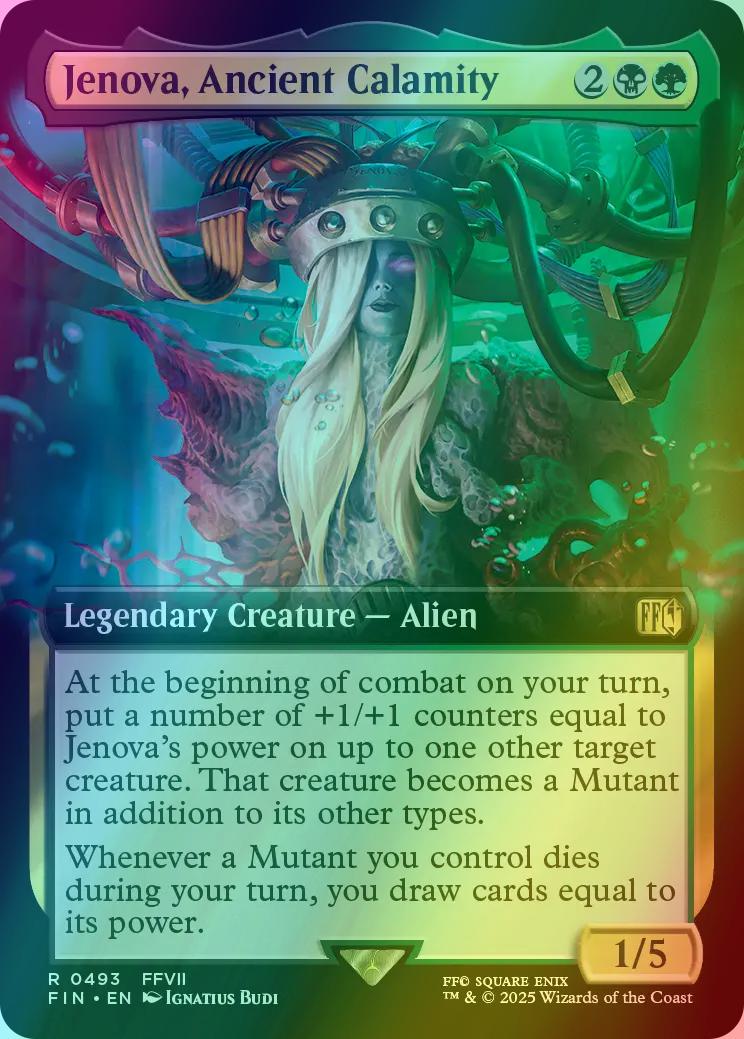 jenova final fantasy mtg Jenova, Ancient Calamity [493] [Extended Art] [FINAL FANTASY] [Foil] – Face  to Face Games