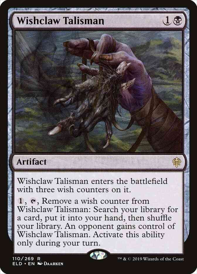 Wishclaw Talisman [110] [Throne of Eldraine] [Non-Foil] – Face to