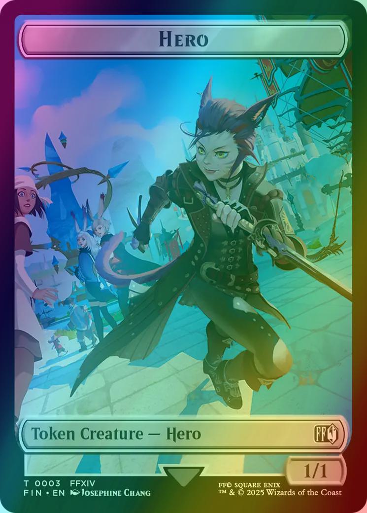 Hero Token (03) // Wizard Token (14) [FINAL FANTASY: Tokens] [Foil] – Face  to Face Games