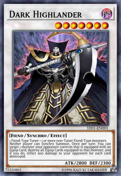 Dark Highlander - YF01-EN001 - Ultra Rare - Limited