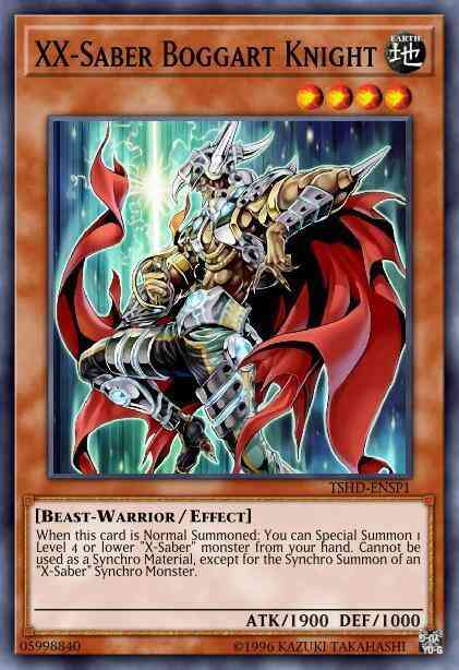 XX-Saber Boggart Knight - TSHD-EN000 - Super Rare - 1st Edition