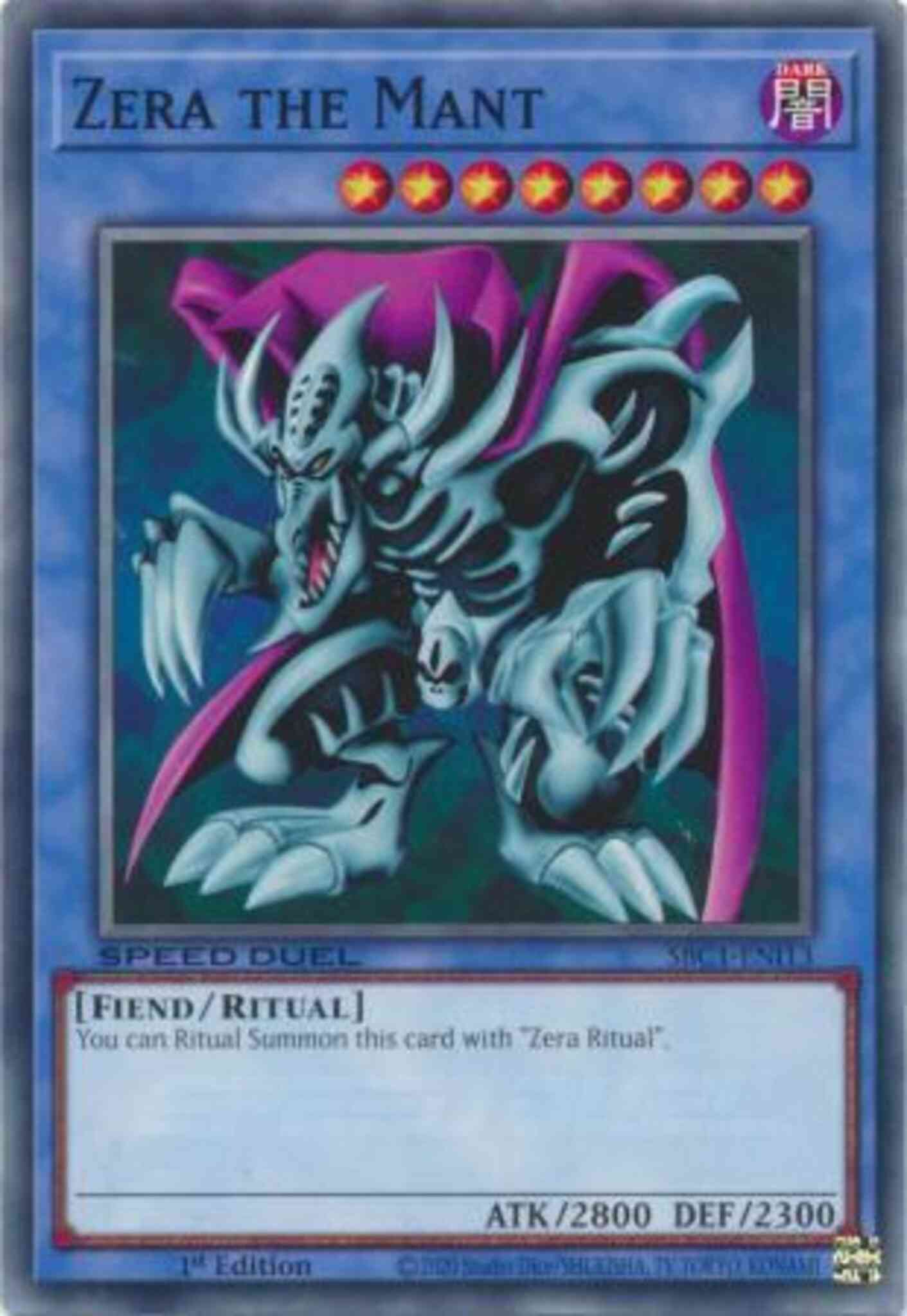 Zera the Mant - SBC1-ENI13 - Common - 1st Edition