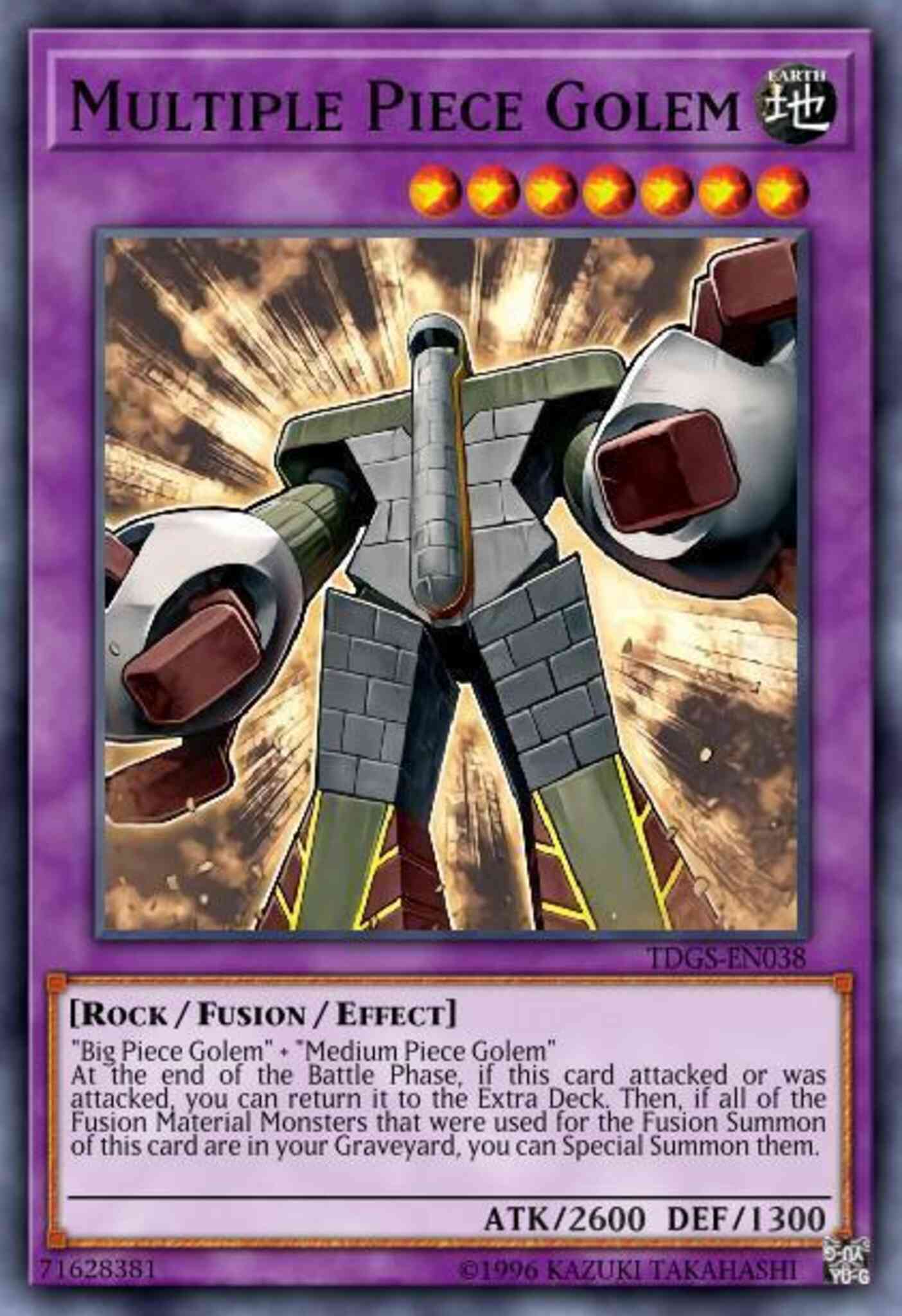 Multiple Piece Golem - TDGS-EN038 - Ultra Rare - Unlimited