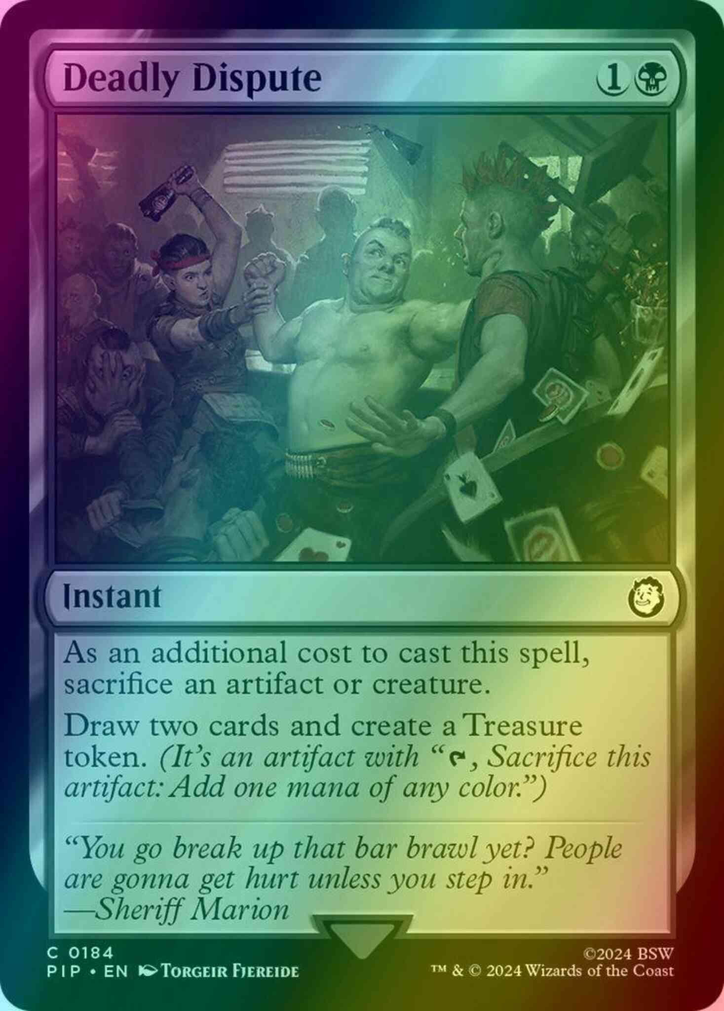 Deadly Dispute [184] [Fallout] [Foil] – Face to Face Games