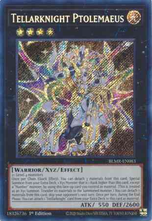 Tellarknight Ptolemaeus - BLMR-EN083 - Secret Rare - 1st Edition