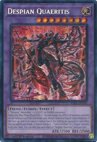 Despian Quaeritis - RA05-EN036 - Secret Rare - 1st Edition