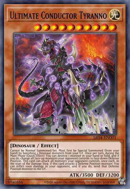 Ultimate Conductor Tyranno - SR04-EN001 - Ultra Rare - Unlimited