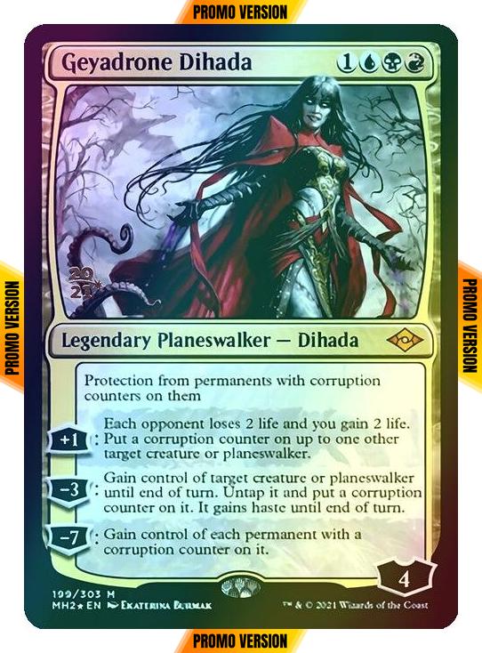 mtg dihada commander deck Geyadrone Dihada [Prerelease] [199S] [Modern Horizons 2 Promos] [Foil] –  Face to Face Games