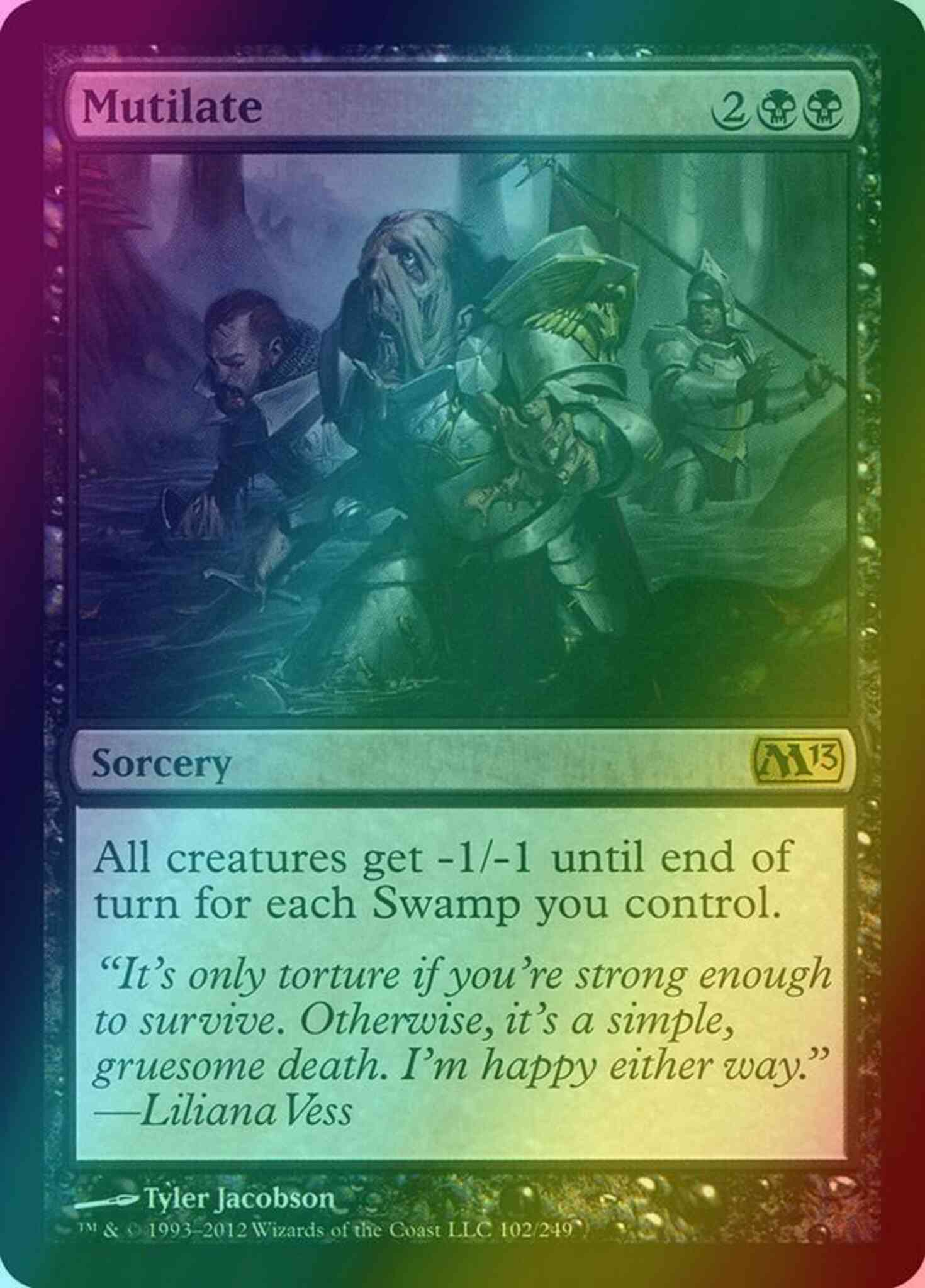 mutilate mtg card Mutilate [102] [Magic 2013] [Foil] – Face to Face Games