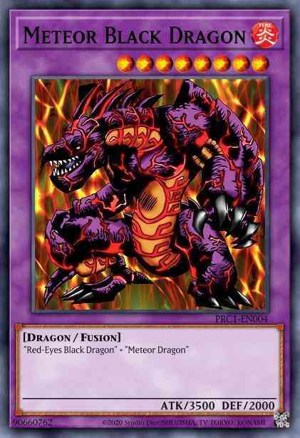 Meteor B. Dragon - PRC1-EN004 - Super Rare - 1st Edition