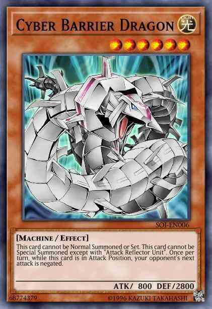 Cyber Barrier Dragon - SOI-EN006 - Ultimate Rare - Unlimited