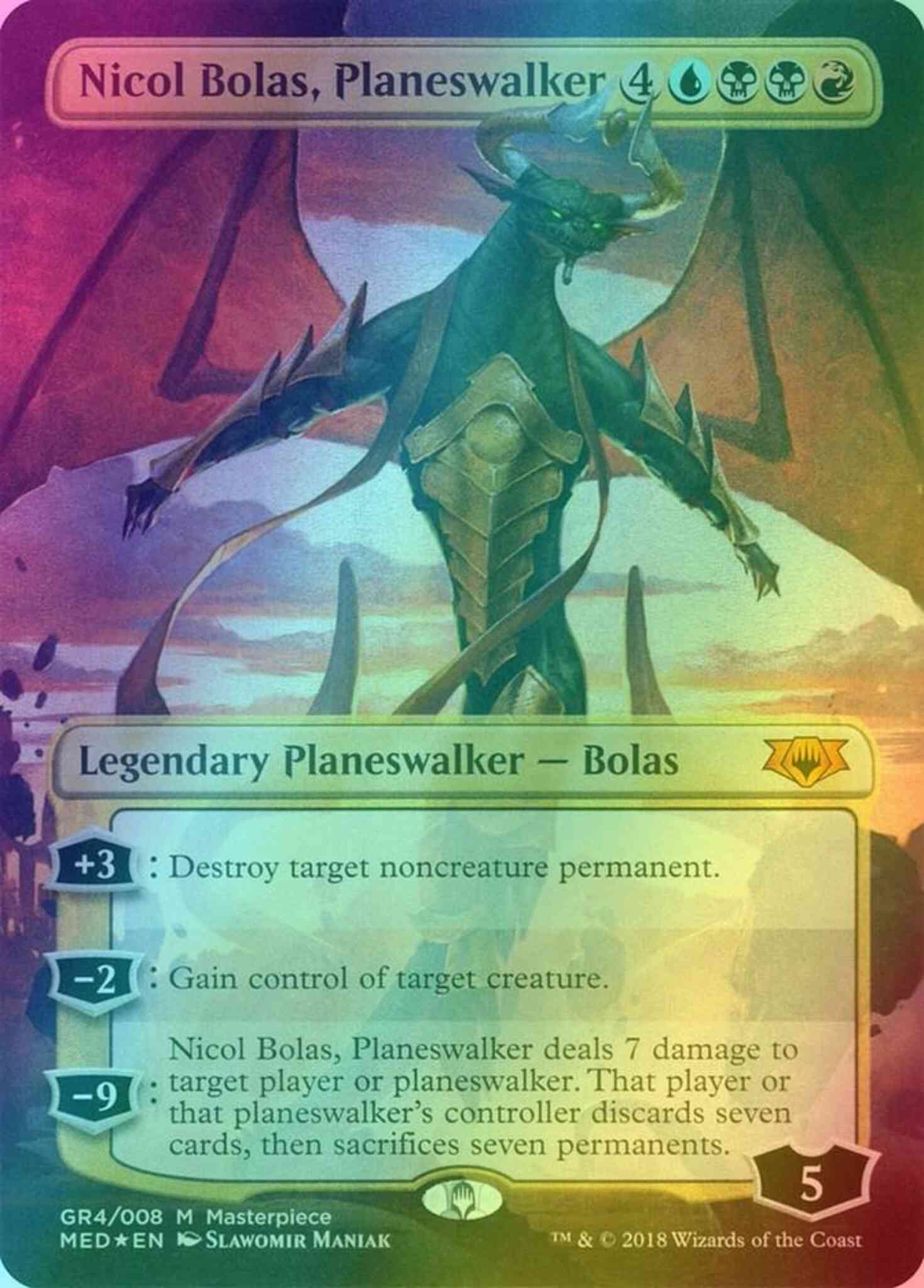 Nicol Bolas, Planeswalker [GR4] [Mythic Edition] [Foil]  Face to Face Games