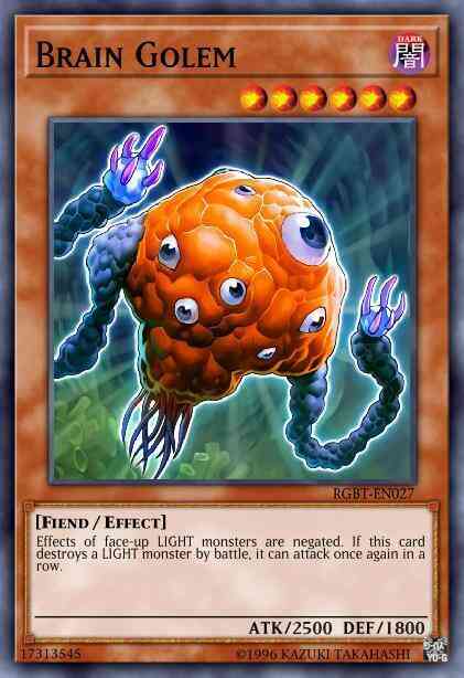 Brain Golem - RGBT-EN027 - Rare - 1st Edition