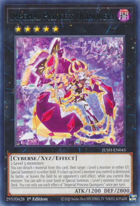 Imperial Princess Quinquery - JUSH-EN045 - Rare - 1st Edition