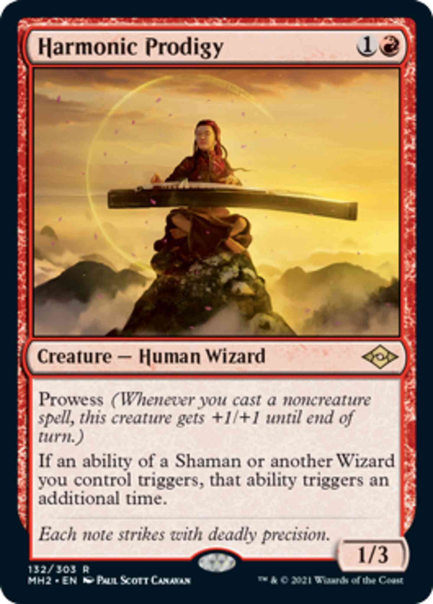 Harmonic Prodigy [132] [Modern Horizons 2] [Non-Foil] – Face to
