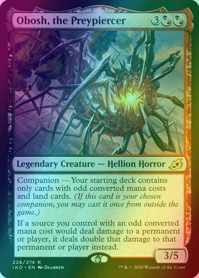 sonic mtg secret lair bonus card Obosh, the Preypiercer [228] [Ikoria: Lair of Behemoths] [Foil] – Face to  Face Games