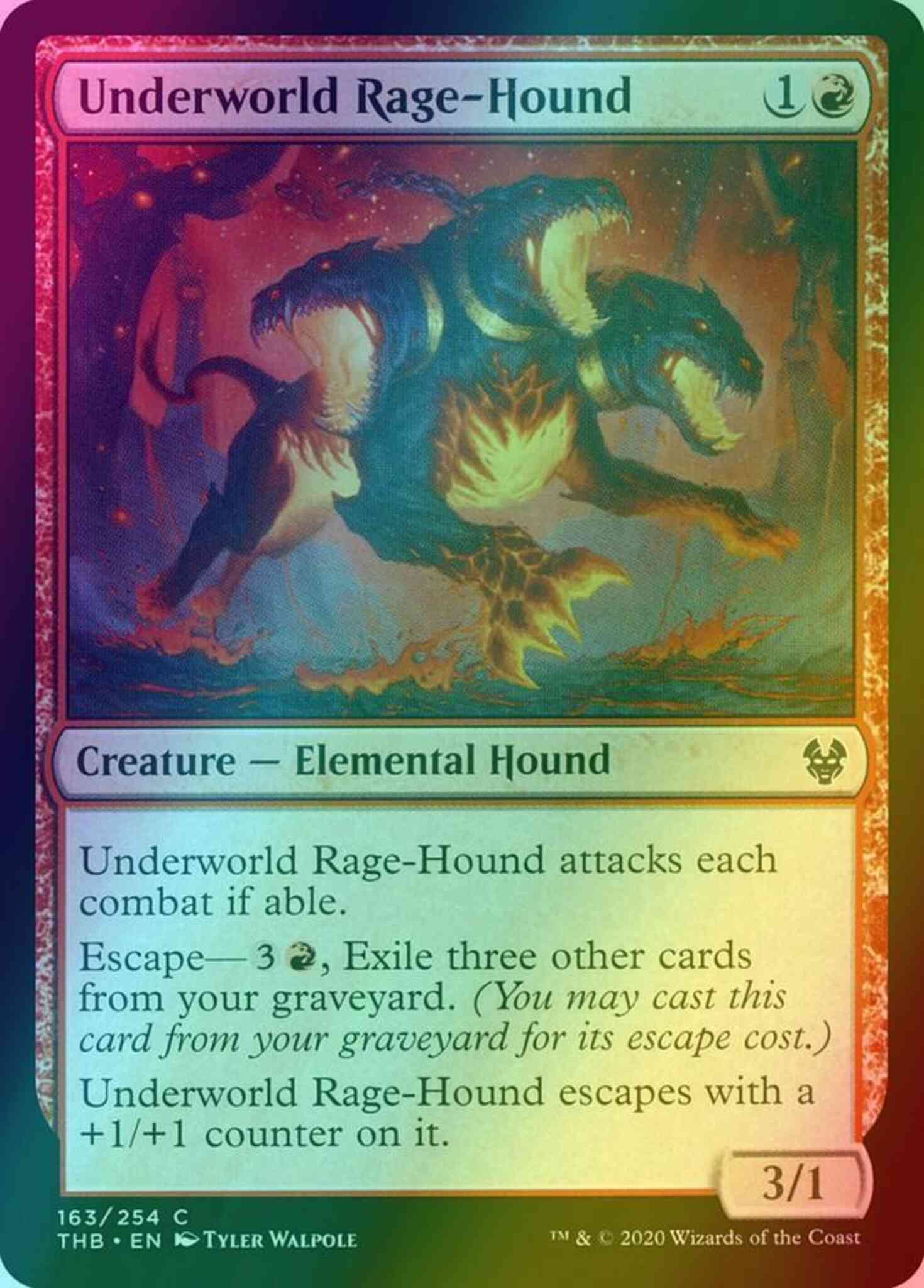 Underworld Rage-Hound [163] [Theros Beyond Death] [Foil] – Face to Face  Games