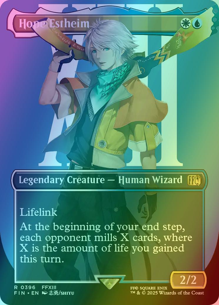 mtg hope final fantasy Hope Estheim [396] [Borderless] [Character] [FINAL FANTASY] [Foil] – Face  to Face Games